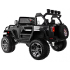 Auto terenowe typu jeep Monster 4x4 dla dzieci Czarny + Pilot + Regulacja siedzenia + Wolny Start + MP3 LED + Bagażnik + Plecak